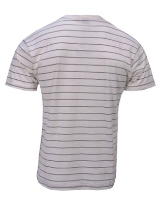 Camiseta Masculina Adulto Manga Curta Com Bolso 11.24.2337 Overcore Creme e Preto