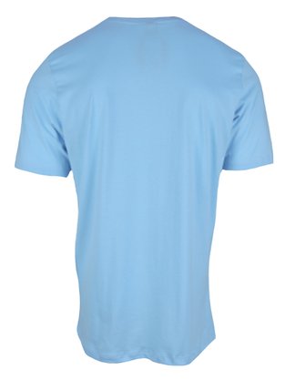 Camiseta Masculina Adulto Manga Curta Estampa Be More 29252 Fatal Azul Claro