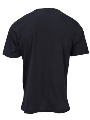 Camiseta Masculina Adulto Manga Curta Estampa Logomarca 29246 Fatal Preto