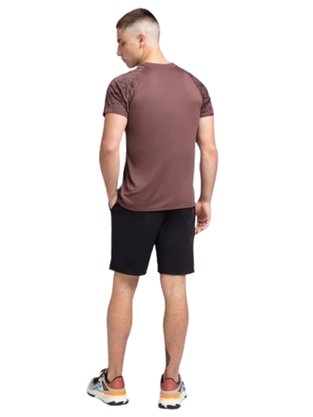 Camiseta Masculina Adulto Manga Curta Estampada Com Proteção U50 1000111322 Enfim Marrom