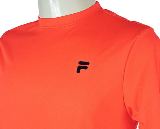 Camiseta Masculina Adulto Manga Curta Lisa DM170 Fila Coral