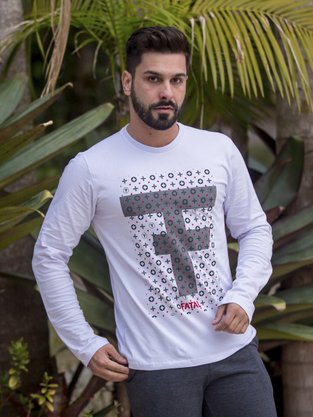 Camiseta Masculina Adulto Com Estampa 22235 Fatal Branco