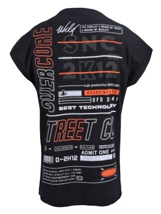 Camiseta Masculina Adulto Sem Manga Com Estampa 13.77.0007 Overcore Preto