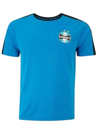 Camiseta Masculina Adulto do Grêmio Recorde 1025008 Betel Azul