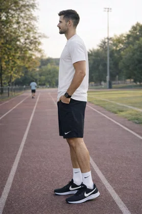 Camiseta Masculina Dry Fit DV9315 Nike Off White