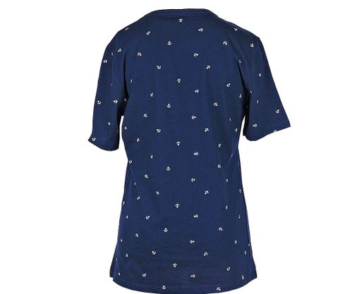 Camiseta Masculina Juvenil 10-16 Manga Curta Estampa Âncora 5CRC Hering Marinho