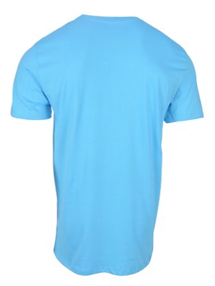 Camiseta Masculina Manga Curta Com Estampa 46710 Rock&Soda Azul Claro