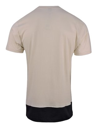 Camiseta Manga Curta Comfort Com Estampa Masculina 11.19.5312 Overcore Bege e Preto