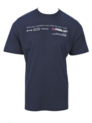 Camiseta Masculina Adulto Manga Curta Estampa MCMXCVIII 29248 Fatal Surf Marinho