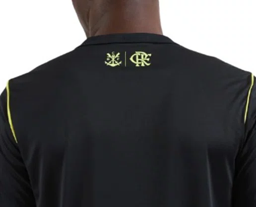 Camiseta Flamengo Masculina Adulto 100724302 Braziline Preto