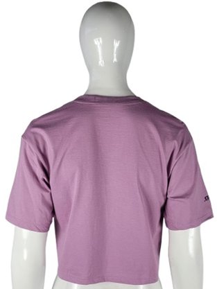 Camiseta Selo Rio Open 10 Anos Feminina Adullto F12L01290 Fila Lilás