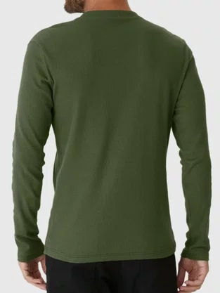 Camiseta Slim Canelada Masculina 1000006660 Malwee Verde Militar
