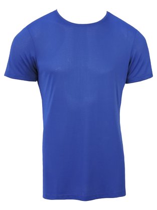 Camiseta Slim Em Malha Dry Masculina Adulto 1000087016 Enfim Azul Royal