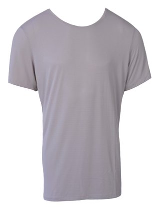 Camiseta Slim Em Malha Dry Masculina Adulto 1000087016 Enfim Cinza