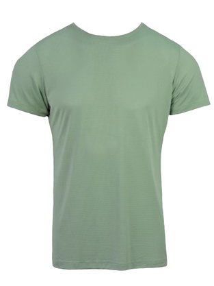 Camiseta Slim Em Malha Dry Masculina Adulto 1000087016 Enfim Verde Claro