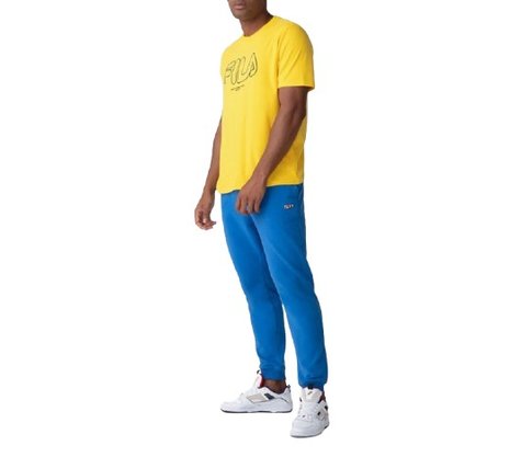 Camiseta Street Express Print Masculina Adulto F11HT00402 Fila Amarelo