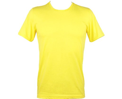 Camiseta Masculina Adulto Tamanho Especial Manga Curta Lisa HT103 Har Têxtil Amarelo