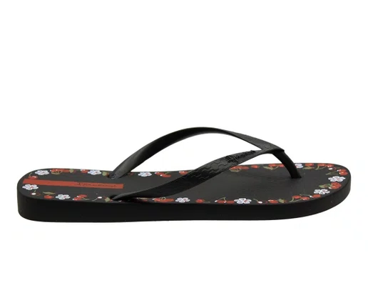 Chinelo Feminino 27321 Ipanema  Day  Preto e Vermelho