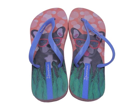 Chinelo Feminino Adulto Feeling 26422 Ipanema Rosa Azul e Verde