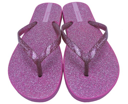 Chinelo Feminino Infantil Glitter 26622 Ipanema Rosa Escuro