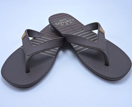 Chinelo Masculino Adulto Dakar 10738 Cartago Marrom E Marrom