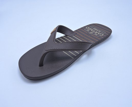 Chinelo Masculino Adulto Dakar 10738 Cartago Marrom E Marrom