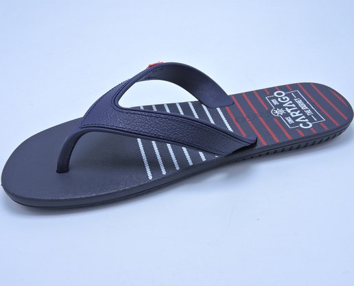 Chinelo Masculino Adulto Dakar 10738 Cartago Preto E Azul
