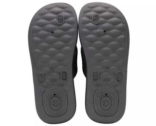 Chinelo Masculino Adulto Egeu IV 12530 Cartago Basalto e  Preto