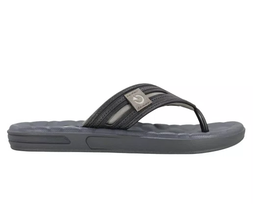 Chinelo Masculino Adulto Egeu IV 12530 Cartago Basalto e  Preto