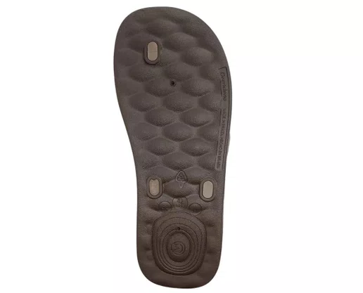 Chinelo Masculino Adulto Egeu IV 12530 Cartago Marrom e  Bege