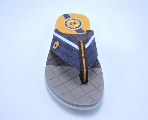 Chinelo Masculino Adulto Sevilha IV Dedo 11333 Cartago Branco E Azul E Amarelo