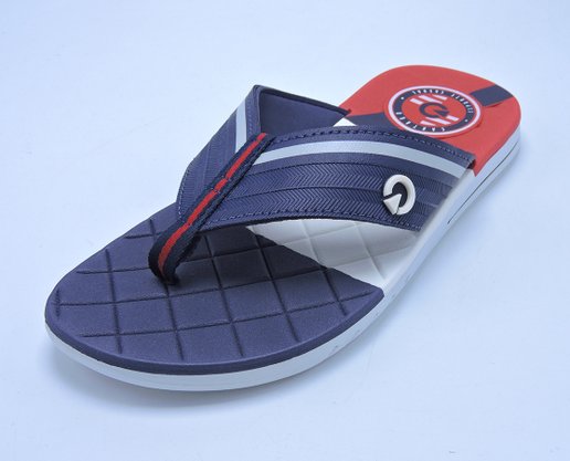 Chinelo Masculino Adulto Sevilha IV Dedo 11333 Cartago Branco E Azul E Vermelho