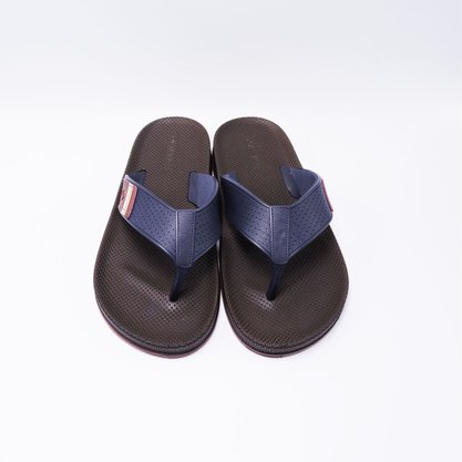 Chinelo Masculino Adulto Siena 11081 Cartago Marrom e Azul