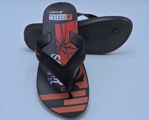 Chinelo Masculino Adulto Strike Beach 11809 Rider Preto