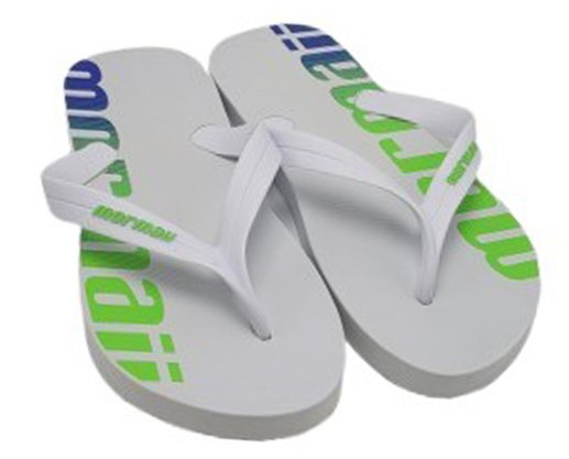 Chinelo Masculino Adulto Tropical 11936 Mormaii Branco, verde e azul