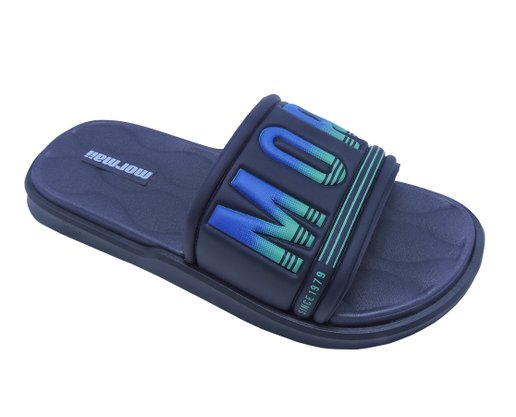 Chinelo Masculino Infantil Quiver 11739 Mormaii Azul, Azul e Verde