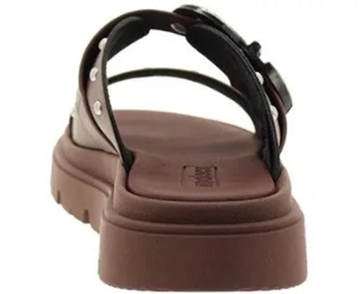 Chinelo Papete Feminino Napa 5504.103 Moleca Chocolate