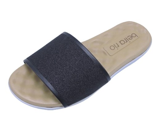 Chinelo Rasteira Feminino Adulto Detalhe Glitter 8360.353 Beira Rio Preto