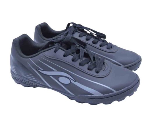 Chuteira Society Masculina Adulto 6201 D'six Preto e Cinza