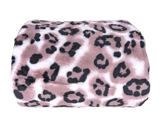 Cobertor Casal Estampado  1,90x2,20 DS Marrom e Branco