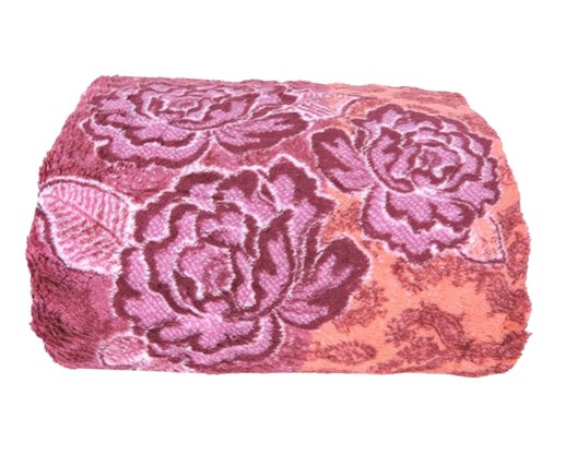 Cobertor Casal Estampado  1,90X2,20 DS Vinho