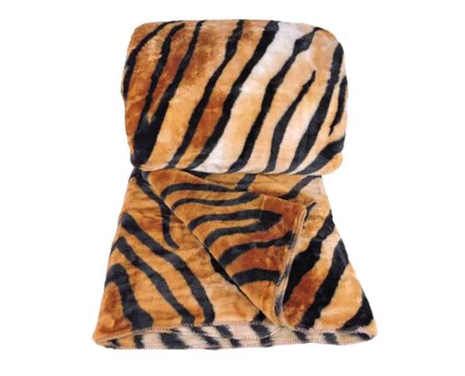 Cobertor Casal Raschel 2,20m x 2,40m Texfine Animal Print