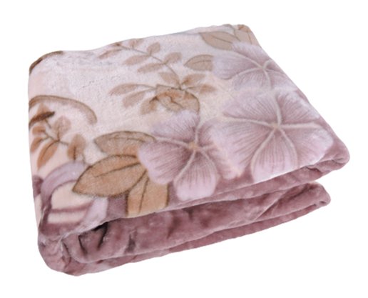 Cobertor Casal Raschel 2,20m x 2,40m Texfine Rosé