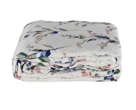 Colcha Boutis Casal  Dupla Face  03 Peças 2,20X2,40 Attuale Corttex  Off White
