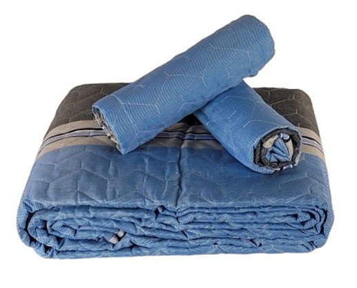 Colcha Boutis King 03 Peças 2,80X3,00 Attuale Corttex Azul