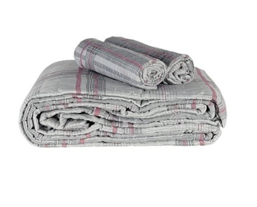 Colcha Boutis King 03 Peças 2,80X3,00 Attuale Corttex Cinza