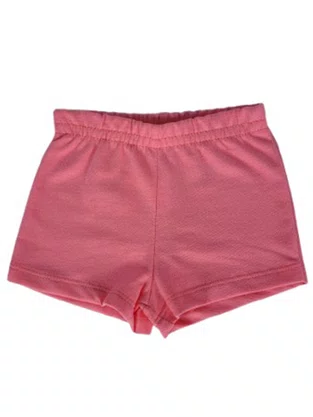 Conjunto Blusa e Shorts Estampado Feminino Bebê 26850 Brandili Lilás e Rosa