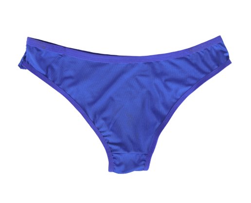 Conjunto Calcinha E Sutiã Detalhe Renda 2201106 Glamour Azul Royal