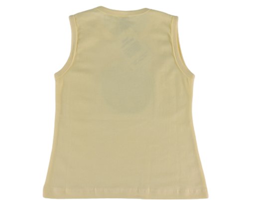 Conjunto Curto Feminino Infantil Regata E Shorts 675 Baby Couture Amarelo E Marinho