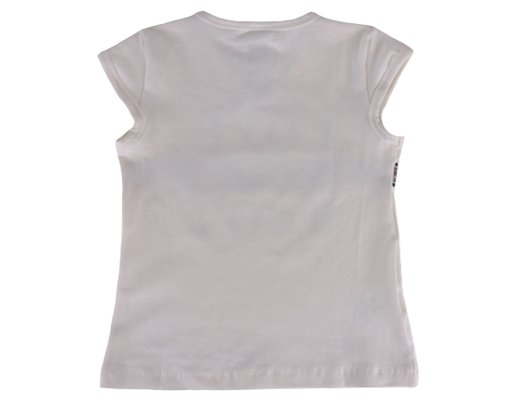 Conjunto Curto Feminino Juvenil  Estampado 713 Yupy kids Creme E Rosa